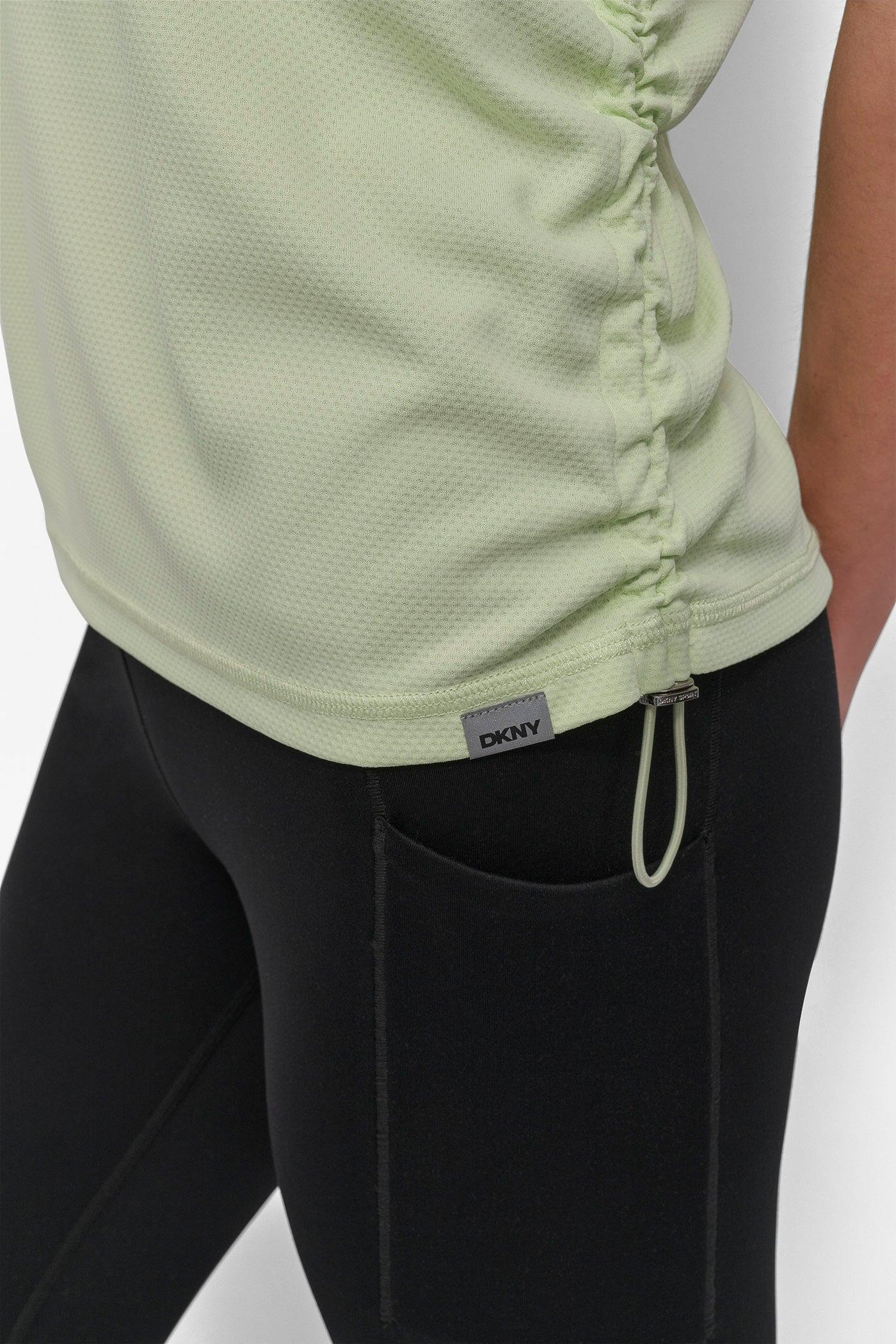 RUCHED TECH-MESH PERFORMANCE TEE Product Image