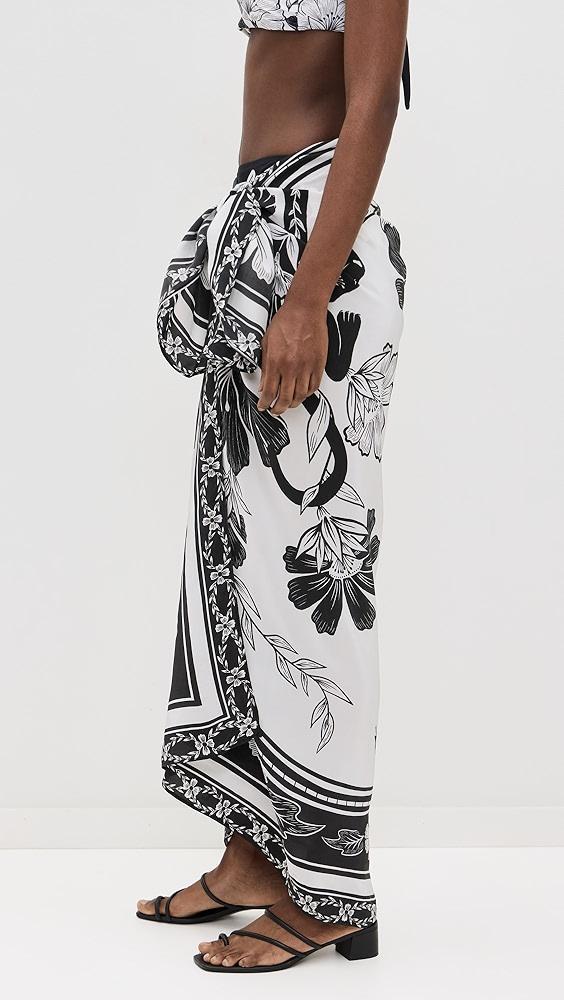 FARM Rio Flower Leopards Panneaux Sarong | Shopbop Product Image