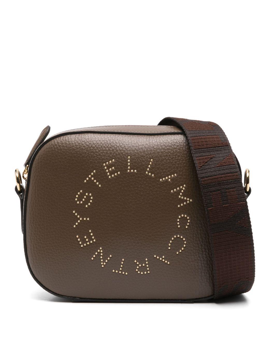 STELLA MCCARTNEY Womens Brown Circle Faux-leather Cross-body Bag Product Image