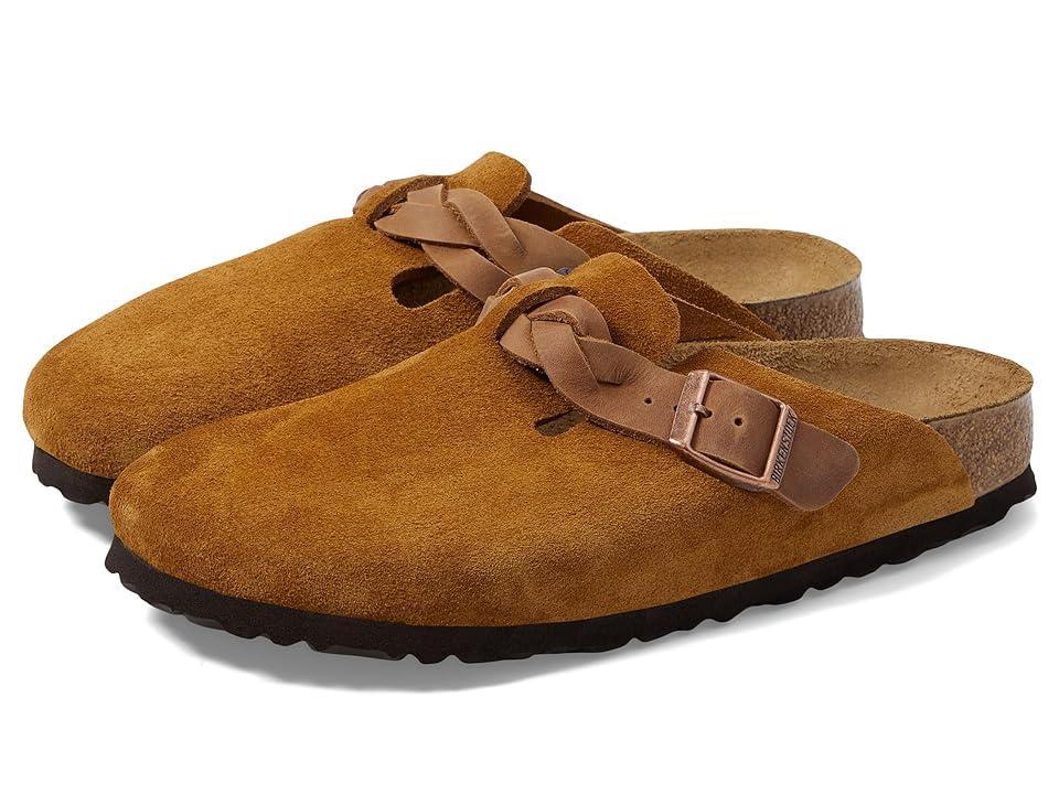 Birkenstock Womens Boston Braided Suede Clog Womens at Urban Outfitters Product Image