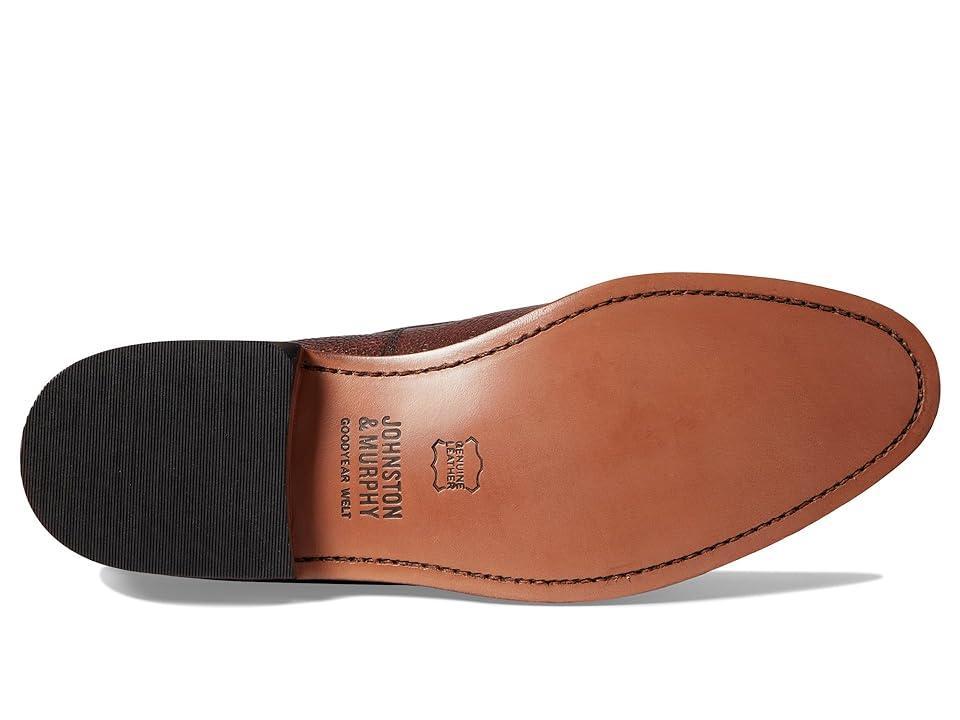 Johnston & Murphy Melton Tassel (Mahagony) Men's Slip-on Dress Shoes Product Image