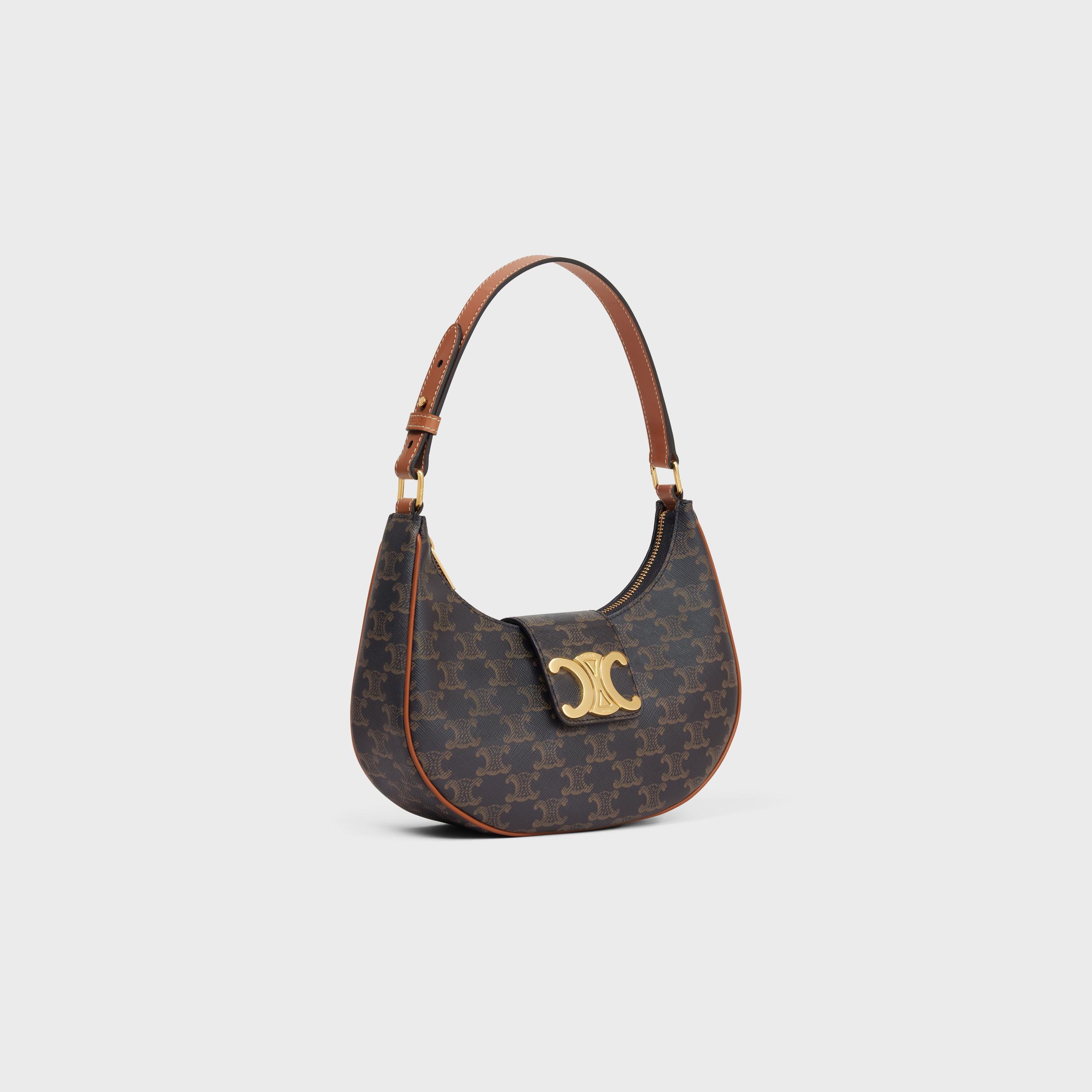 MEDIUM AVA TRIOMPHE BAG IN Triomphe Canvas and calfskin Product Image