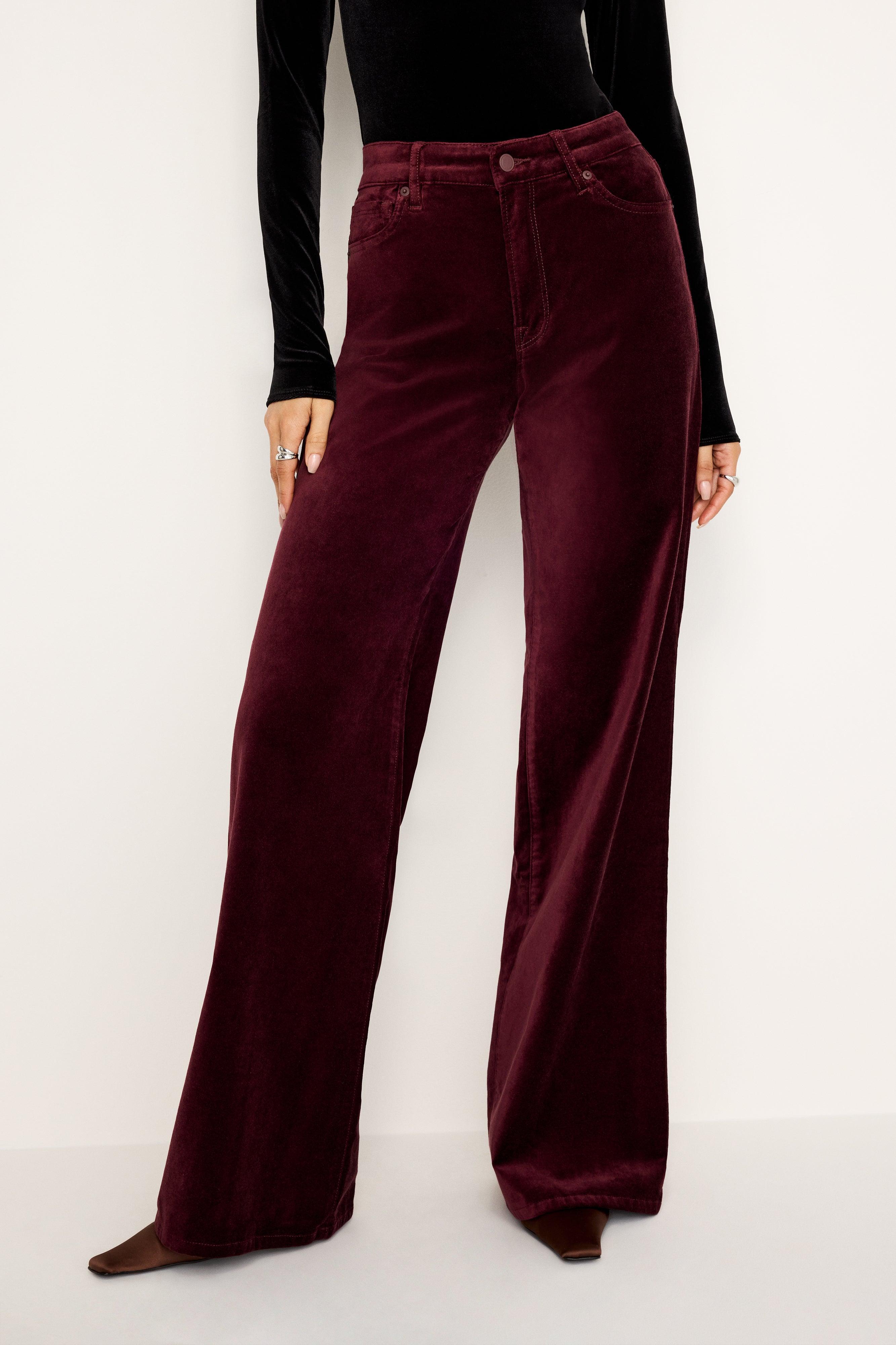 VELVET GOOD SKATE TROUSERS | OXBLOOD002 Product Image