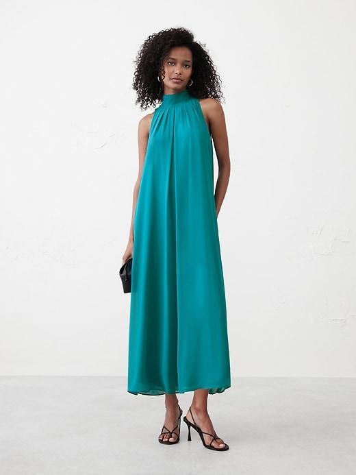 Chiffon Midi Dress Product Image