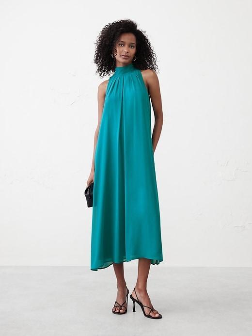 Chiffon Midi Dress Product Image