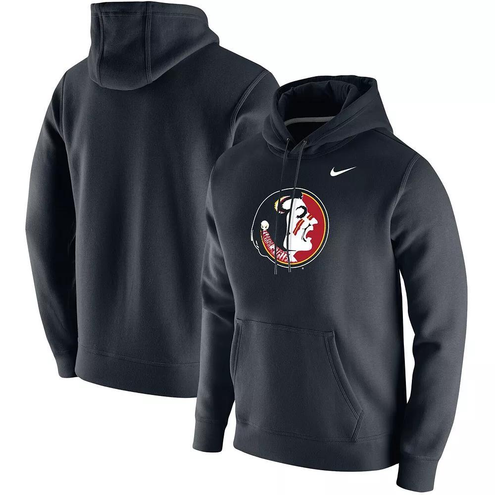 Men's Nike Black Florida State Seminoles Vintage School Logo Pullover Hoodie, Size: Medium Product Image