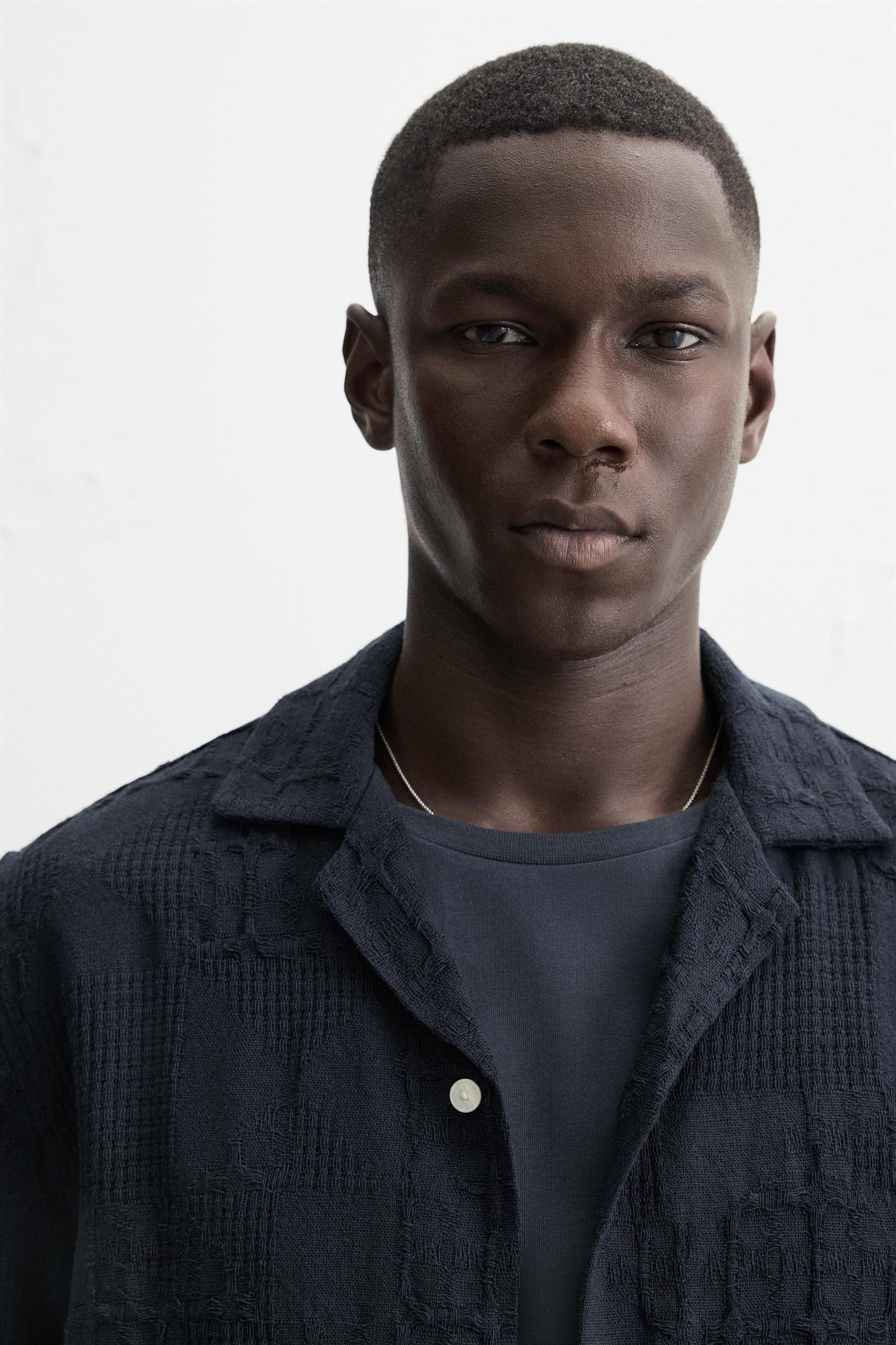 RELAXED FIT JACQUARD SHIRT Product Image