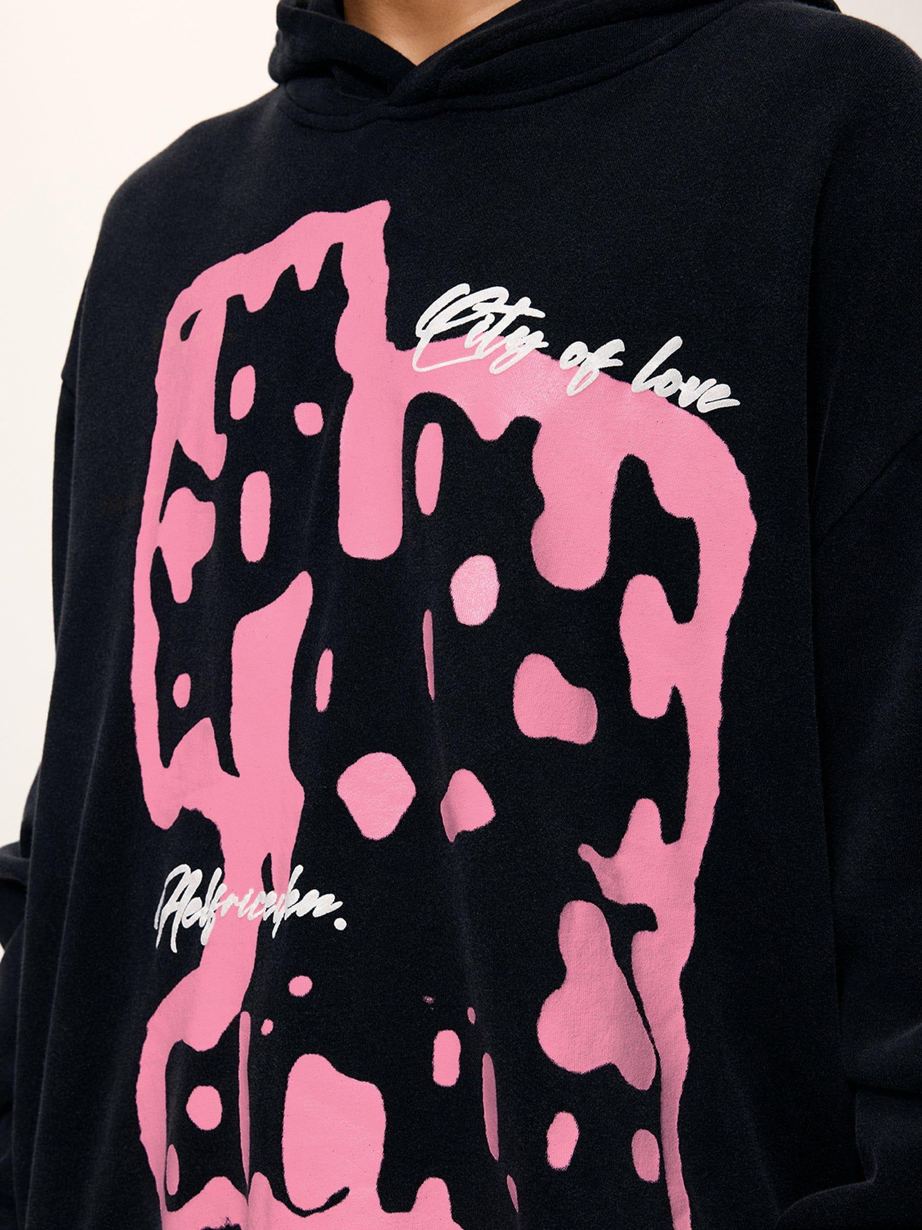 Aelfric Eden Oversized Abstraction Graphic Hoodie Product Image