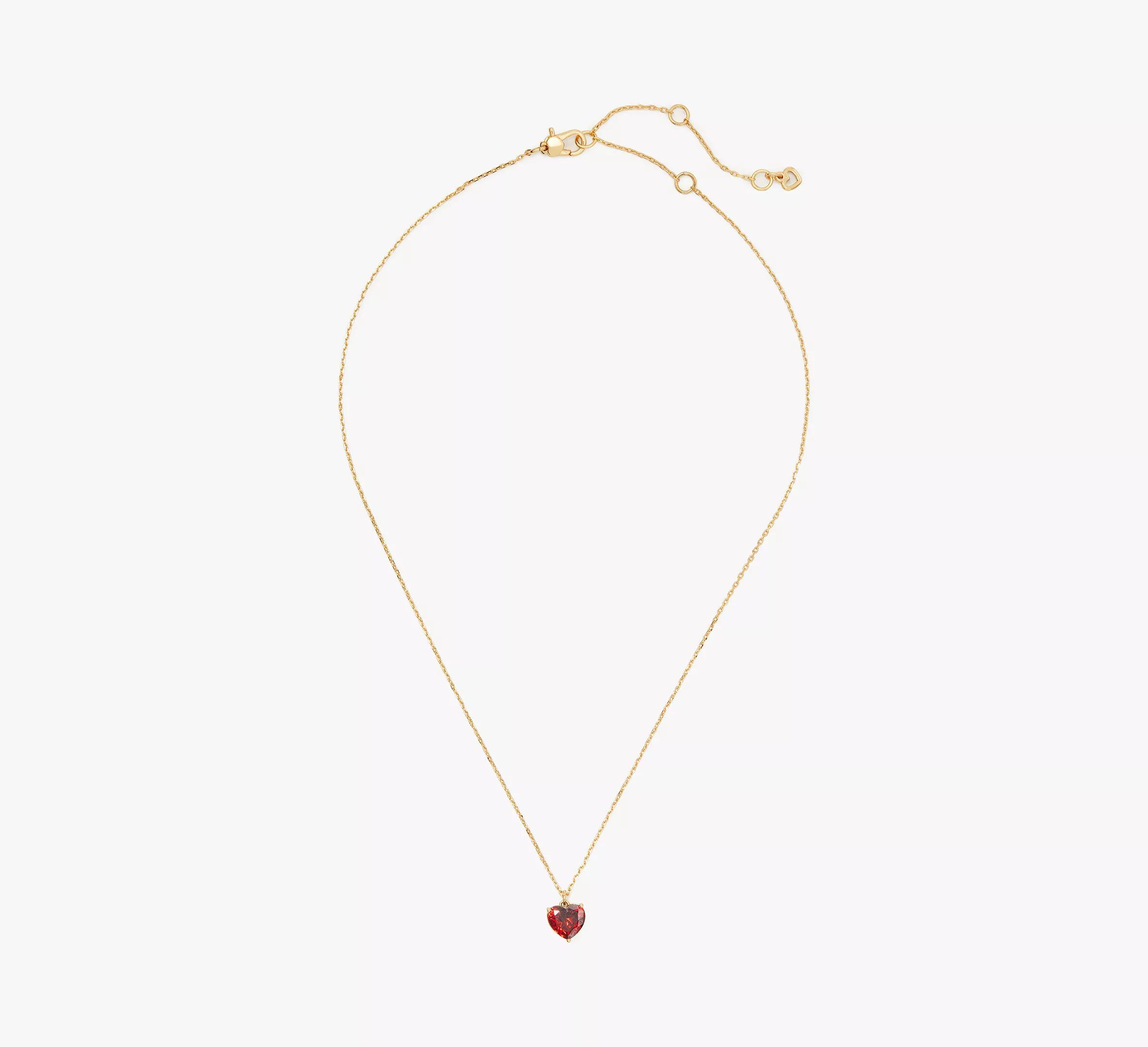 kate spade new york My Love April Birthstone Heart Pendant Necklace, 16-19 Product Image