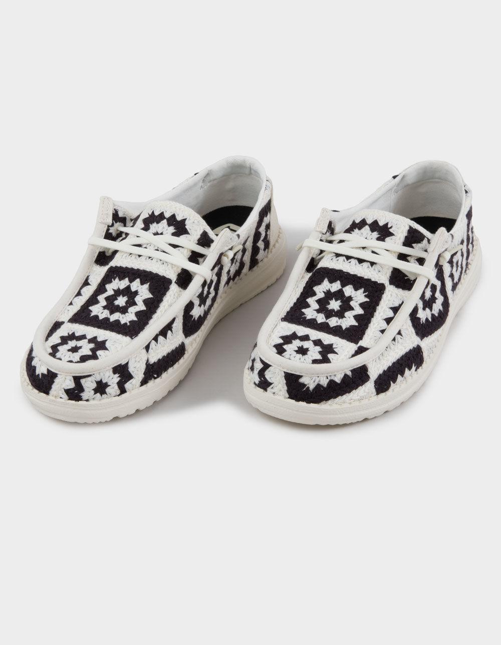 HEY DUDE Wendy Cottage Crochet Womens Shoes Product Image