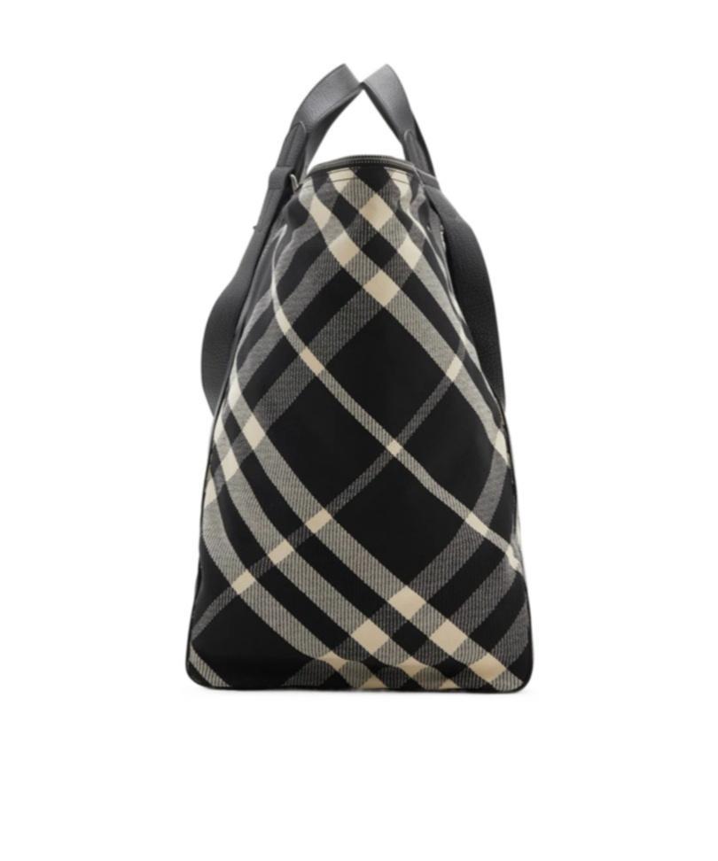 BURBERRY Festival Canvas Tote Bag In Black Product Image