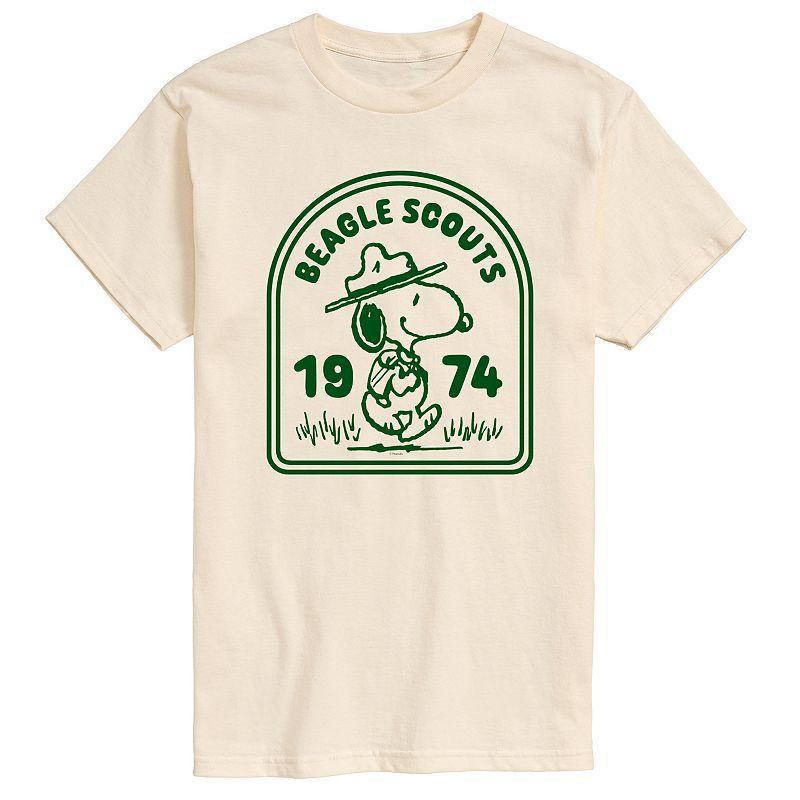 Men's Peanuts Beagle Scouts Badge Graphic Tee,  Product Image