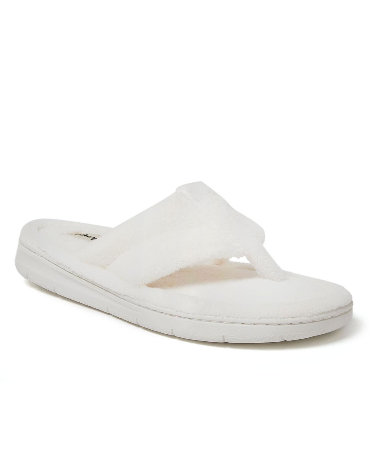 Womens Dearfoams Wrenley Terry Thong Slippers Product Image