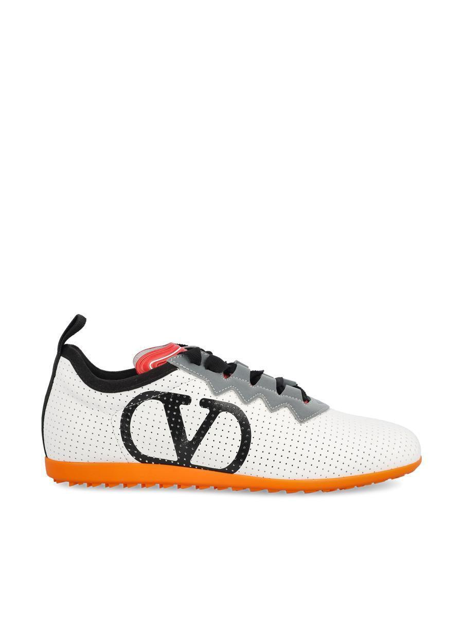 VALENTINO GARAVANI Sneakers In White/grey/black Matt/pumpki Product Image