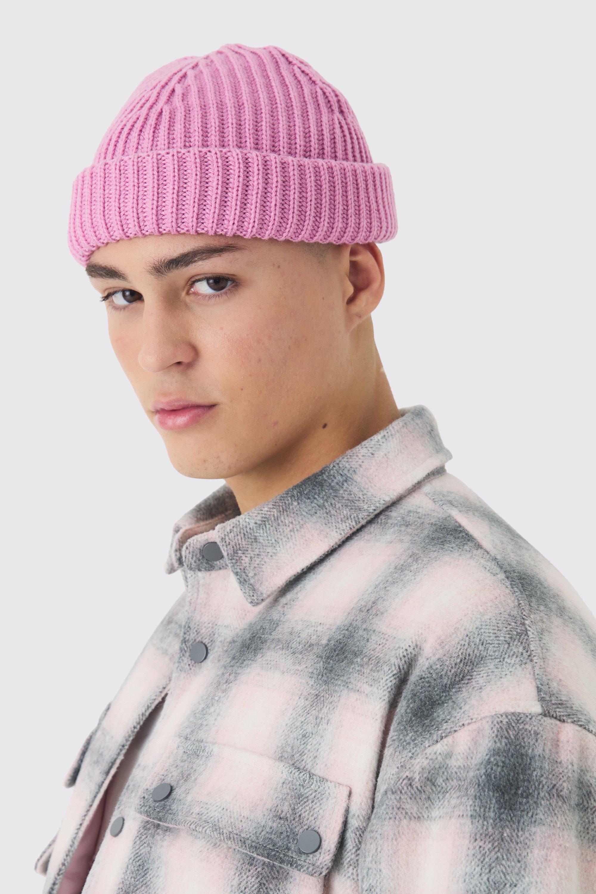 Ribbed Micro Beanie | boohooMAN USA Product Image