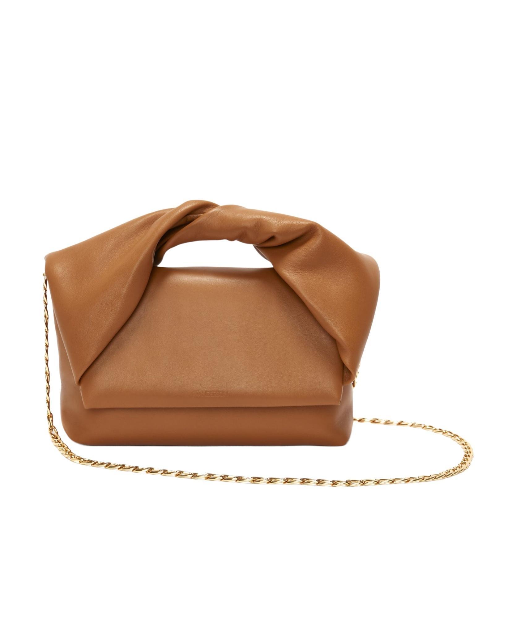 JW ANDERSON Medium Twister Crossbody Bag In Brown Product Image