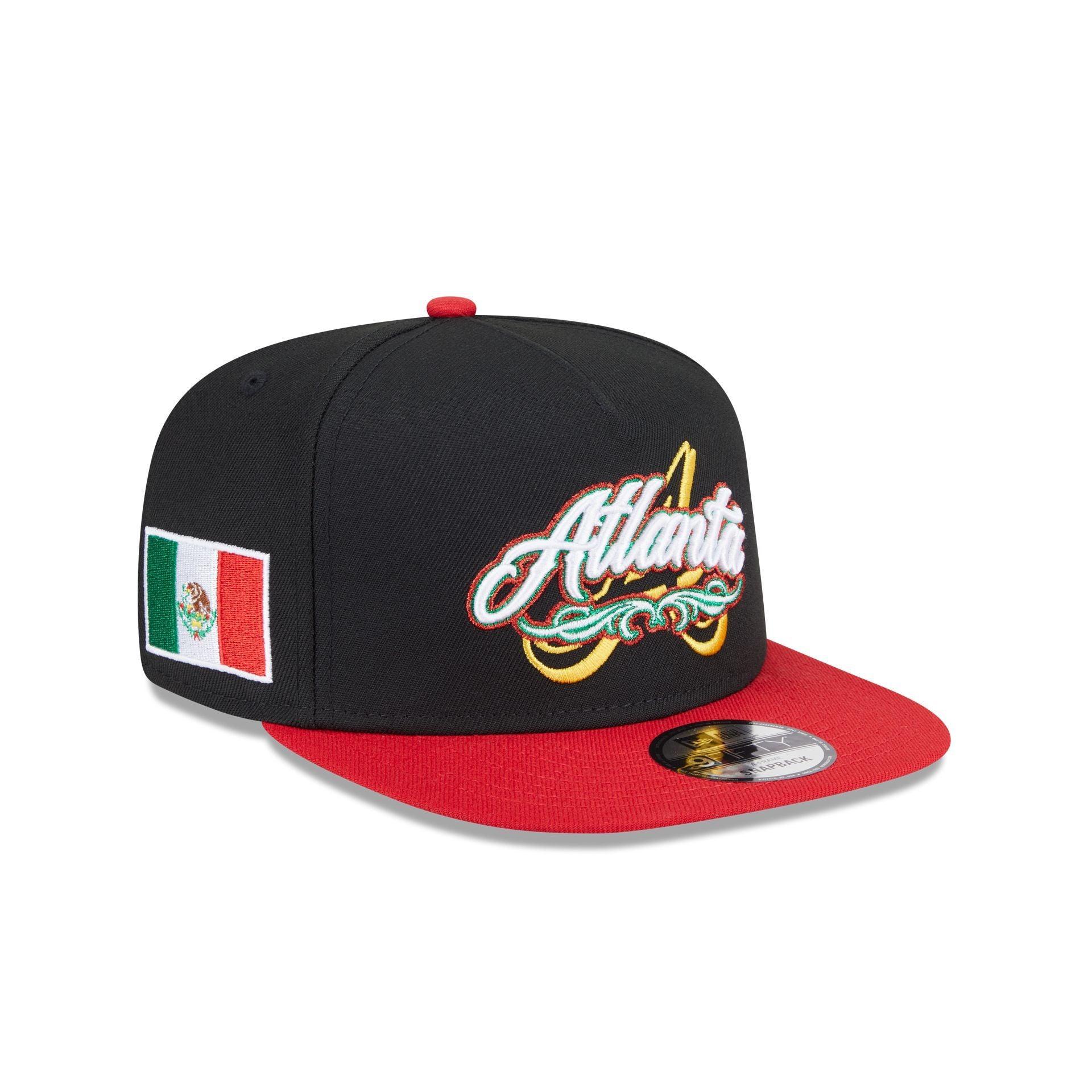 Atlanta Braves City Script 9FIFTY A-Frame Snapback Hat Male Product Image