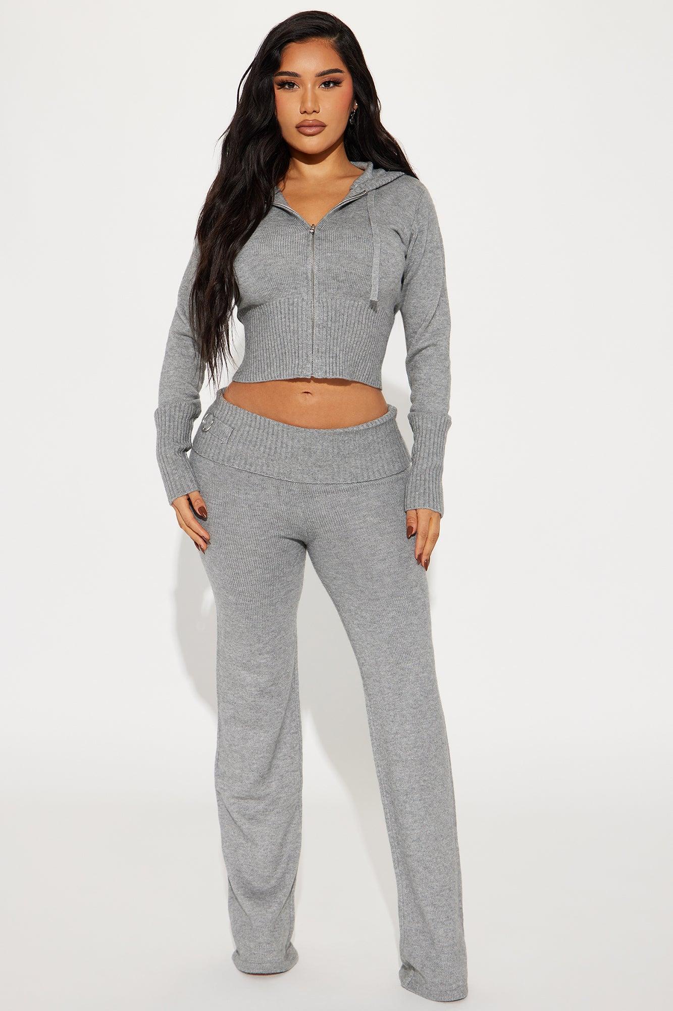 Lana Sweater Pant Set - Heather Grey Female Product Image