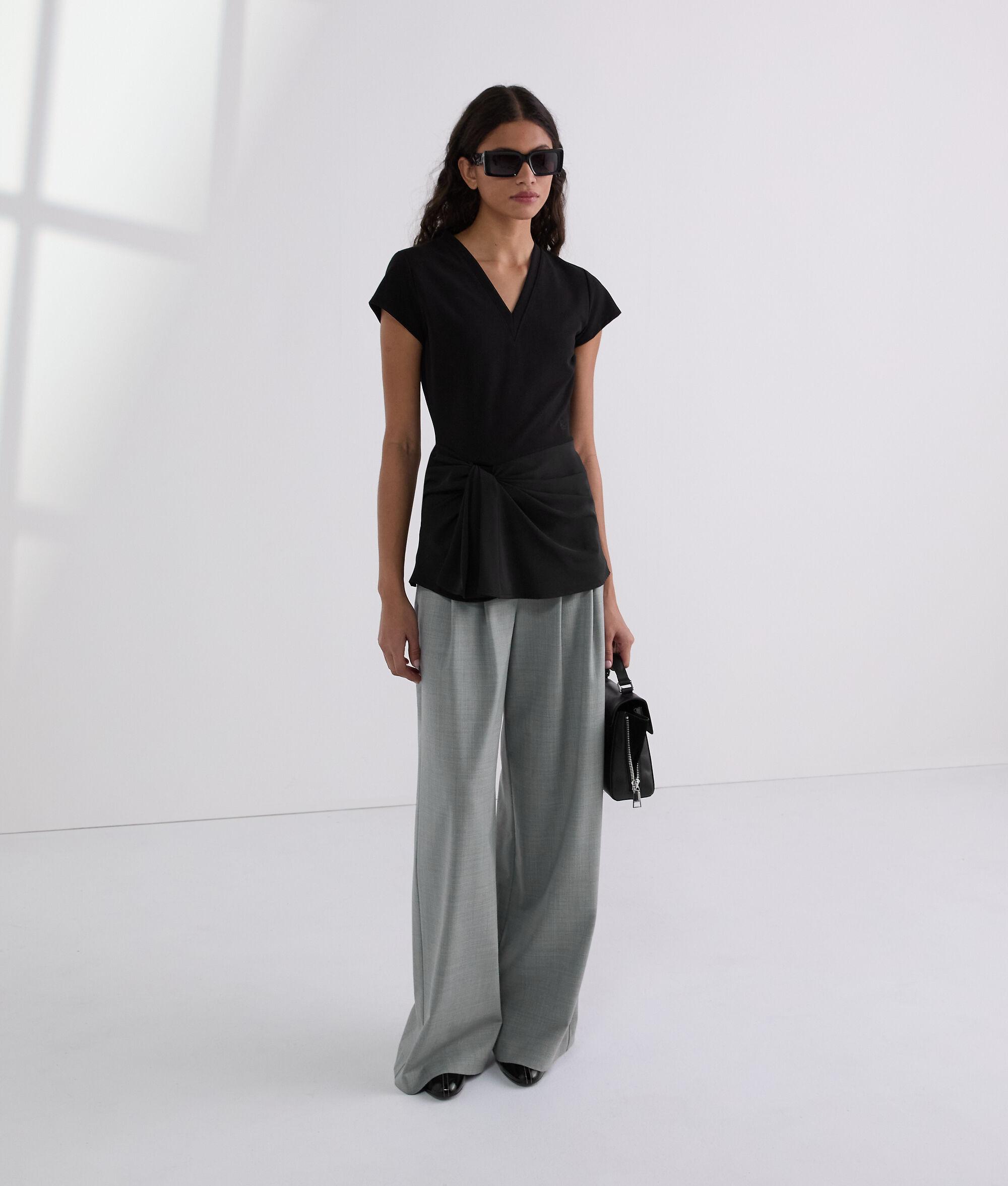 TAILORED WIDE-LEG PANTS Product Image