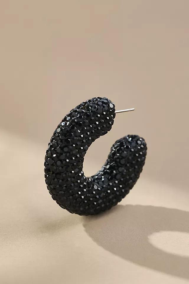 Pavé Hoop Earrings Product Image