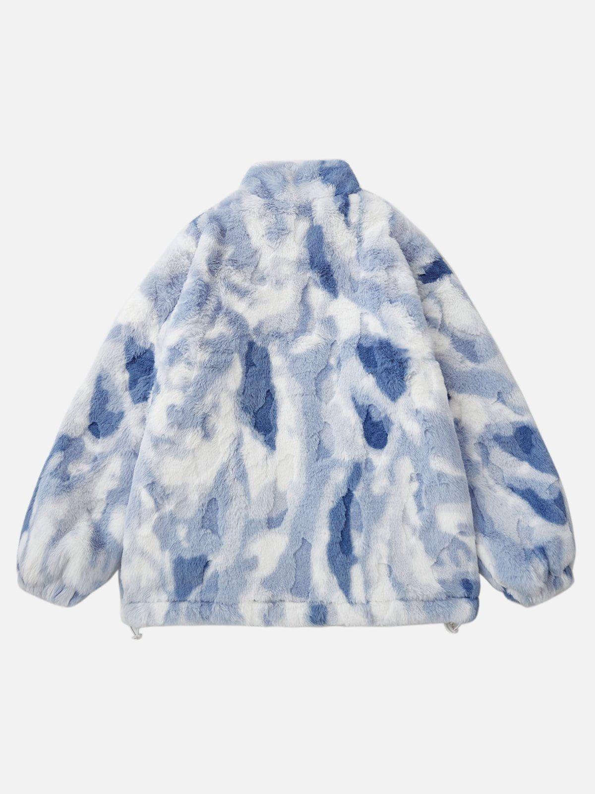 Aelfric Eden Gradient Tie Dye Fleece Jacket Product Image