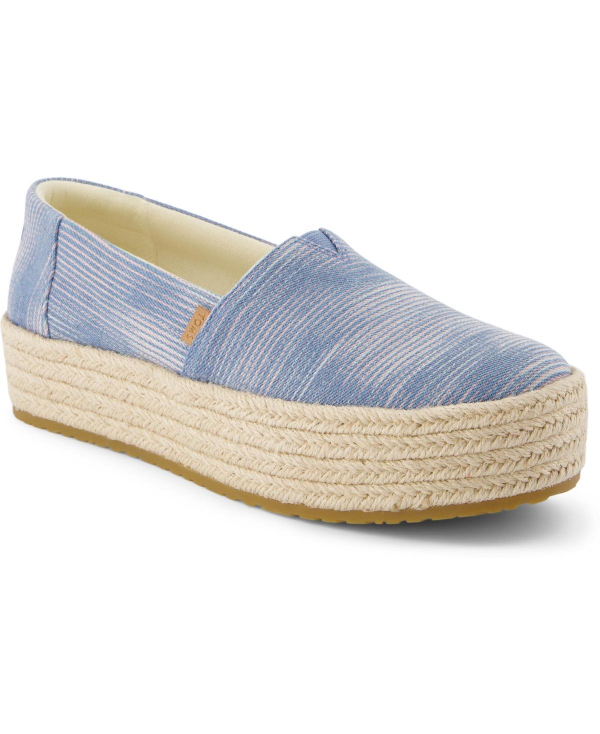 TOMS Valencia (Pastel Novelty Denim) Women's Shoes Product Image