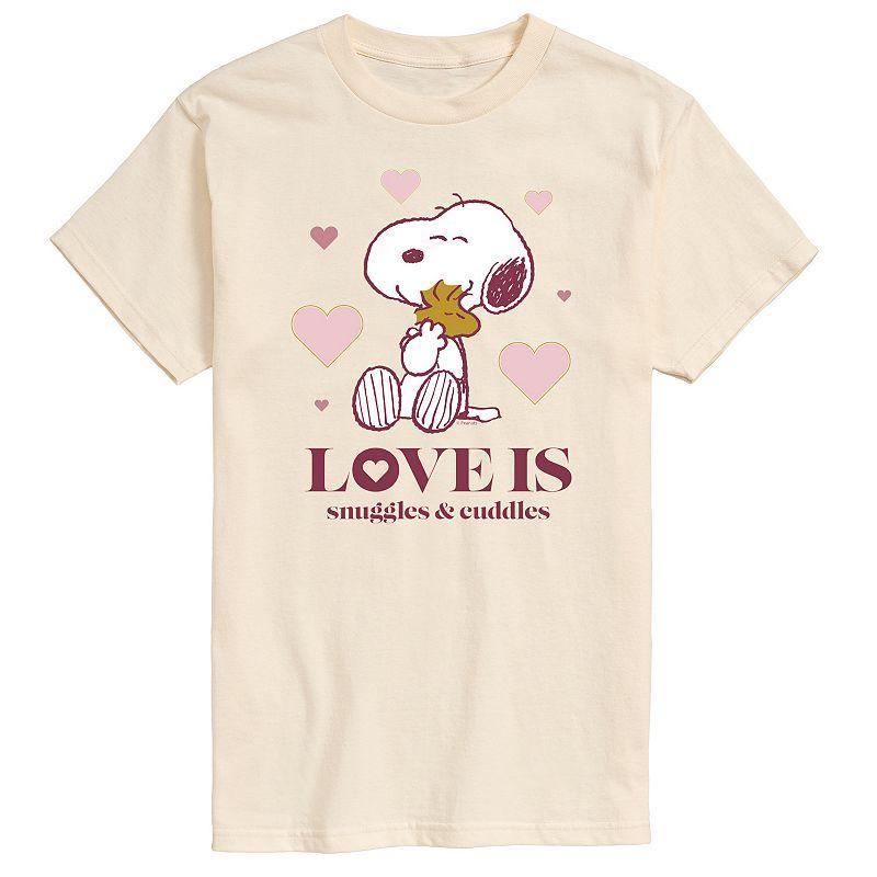 Men's Peanuts Snuggles Cuddles Tee,  Product Image