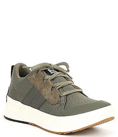 SOREL Out N About III Low Sneaker Waterproof (Sea Salt/Chalk) Women's Shoes Product Image