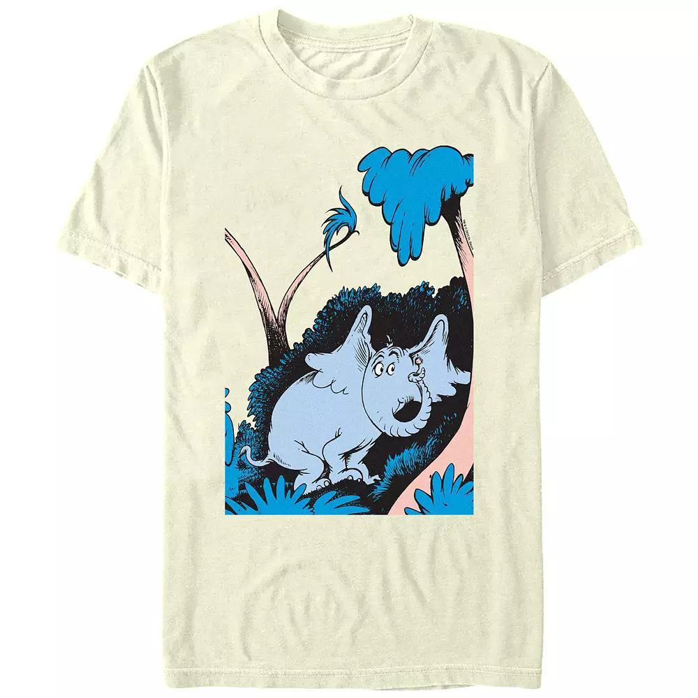 Men's Dr. Seuss Horton Hears Something Graphic Tee, Size: Medium, Natural Product Image