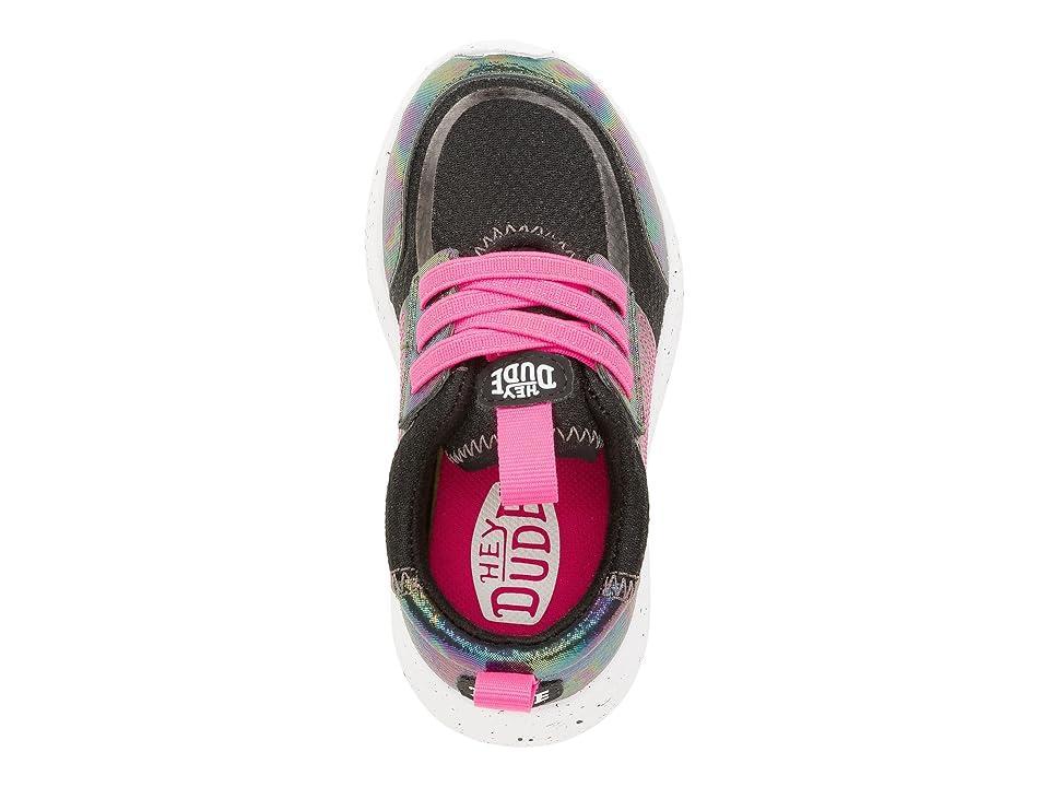 Hey Dude Kids Sirocco Play Brights (Toddler) Pink) Women's Flat Shoes Product Image