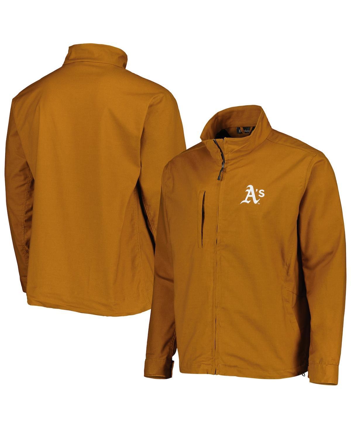 Mens Dunbrooke Tan Oakland Athletics Journey Tri-Blend Full-Zip Jacket Product Image