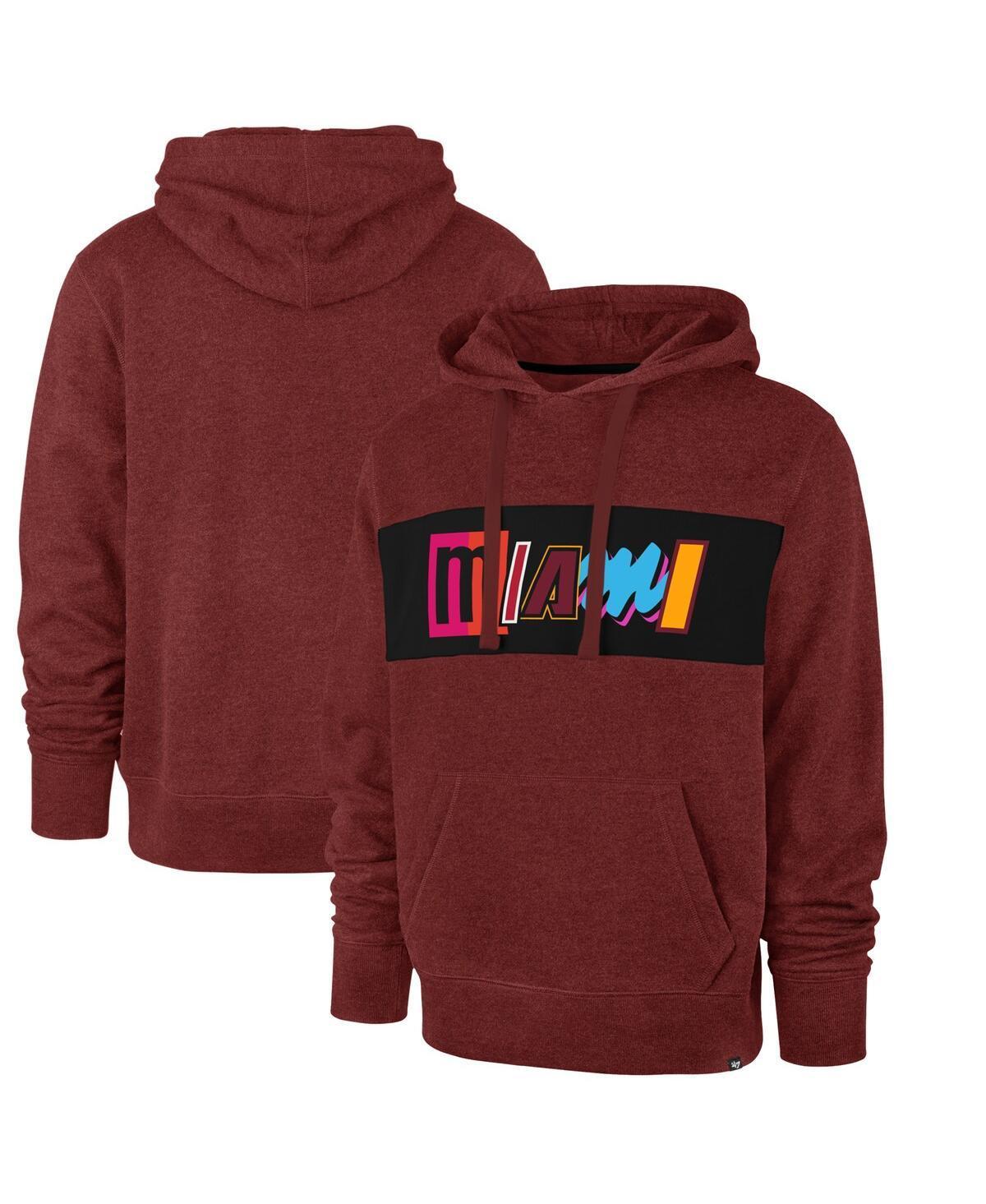 Mens 47 Miami Heat 2021/22 City Edition Wordmark Chest Pass Pullover Hoodie Product Image