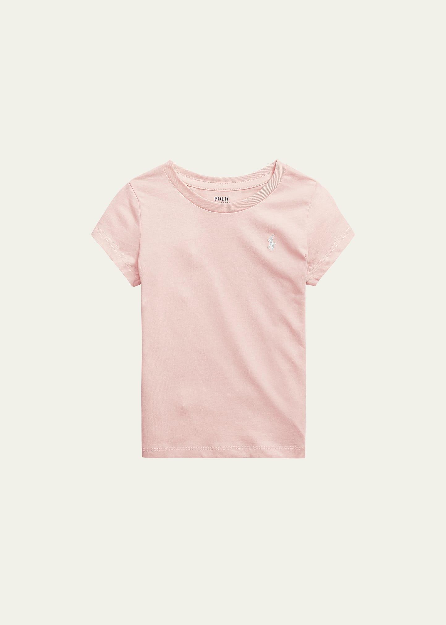 Girls Logo Embroidered T-Shirt, Size 2-6X Product Image