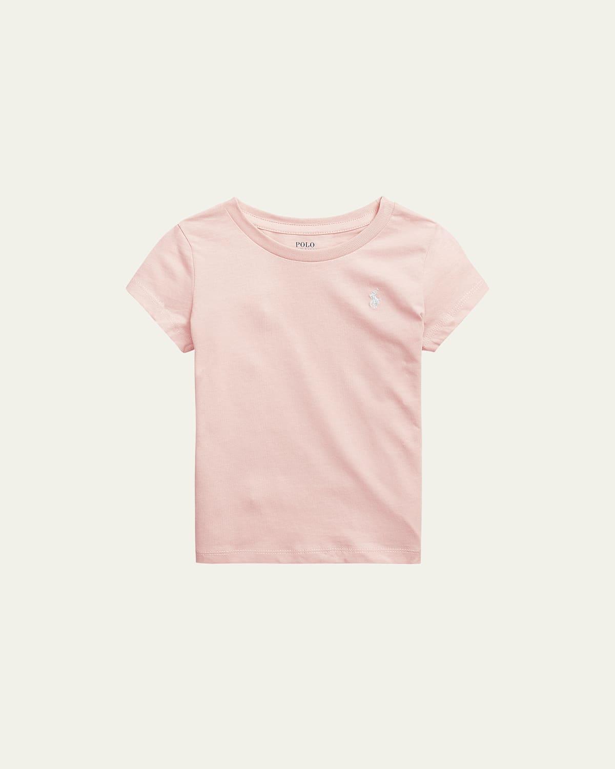 Girls Logo Embroidered T-Shirt, Size 2-6X Product Image