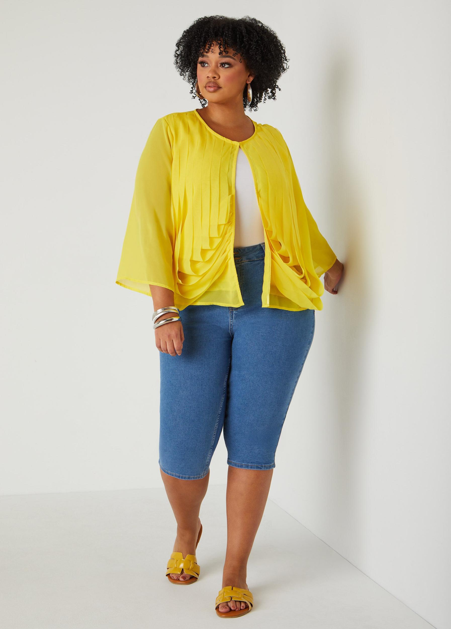 Draped Pleated Jacket Product Image