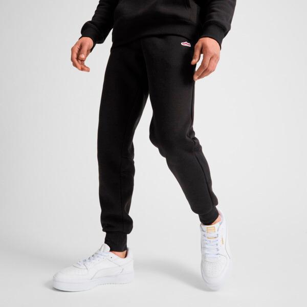 Suede Logo Men's Jogger Pants Product Image