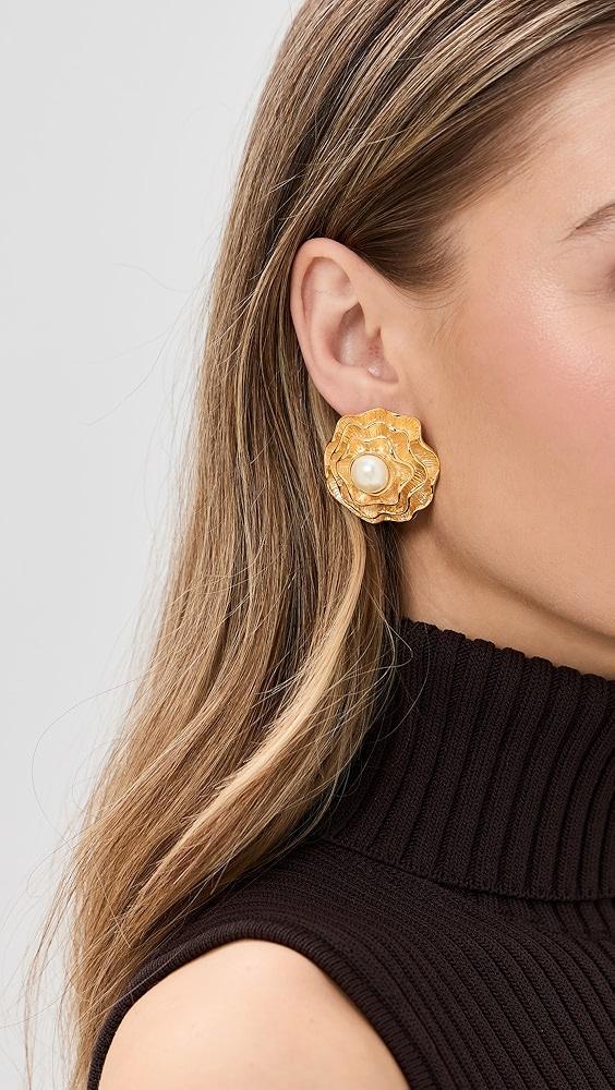 Kenneth Jay Lane Flower Earrings | Shopbop Product Image