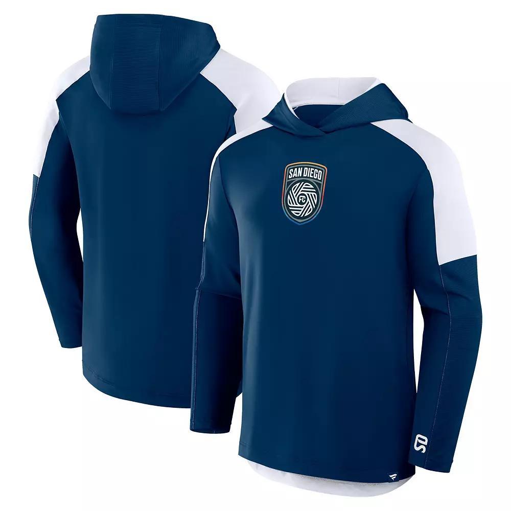 Men's Fanatics Navy San Diego FC Red Card Transitional Pullover Hoodie, Size: Small, Sdf Blue Product Image
