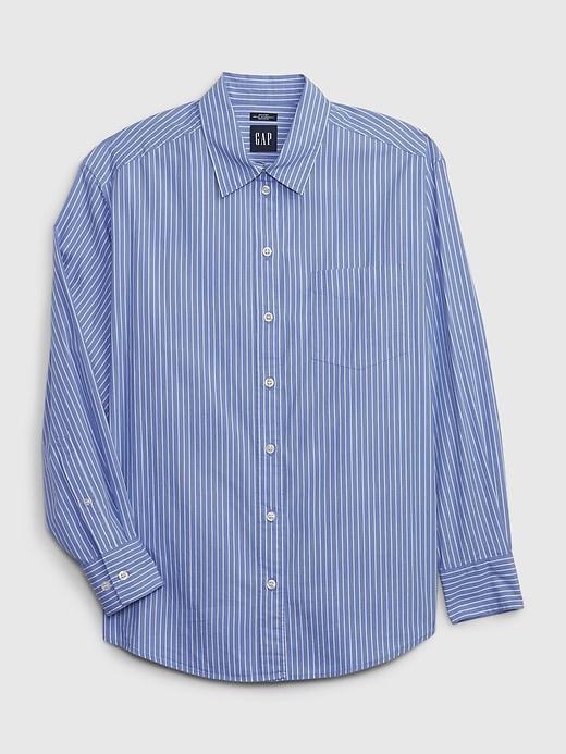 Organic Cotton Poplin Big Shirt Product Image