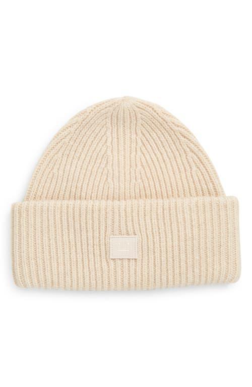 Womens Face Logo Wool Beanie Product Image