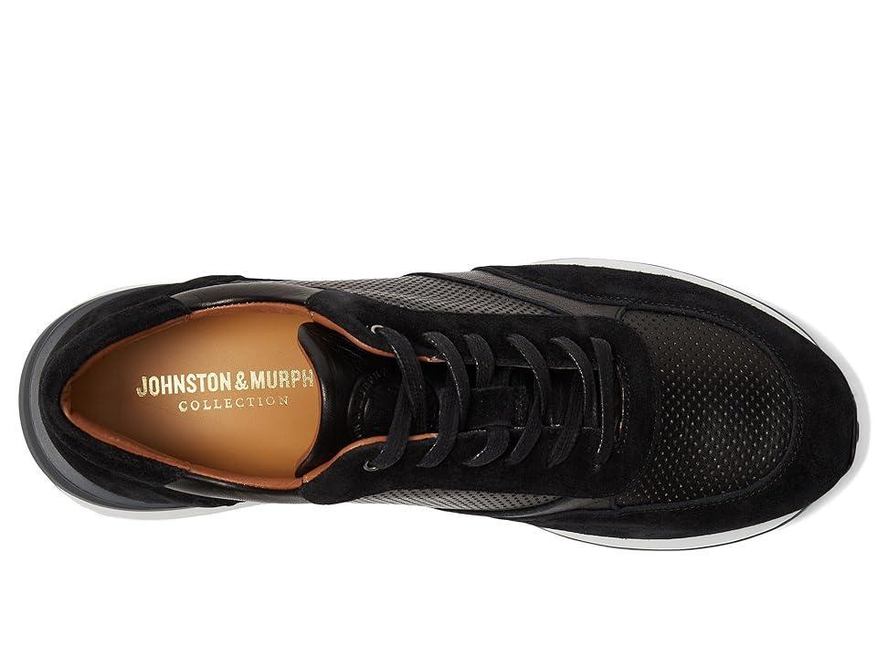 Johnston  Murphy Collection Mens Briggs Leather and Suede Sneakers Product Image