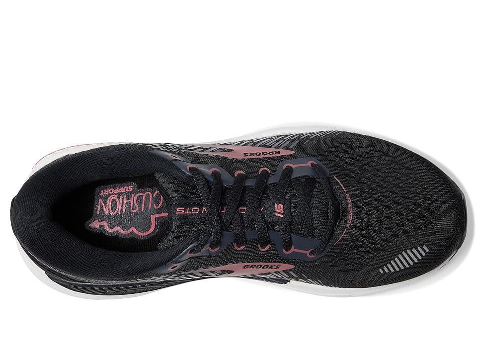 Brooks Addiction GTS 15 Ebony/Mauvewood) Women's Shoes Product Image