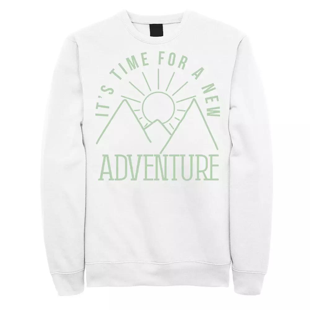 Men's It's Time For A New Adventure Line Art Sweatshirt,  Product Image