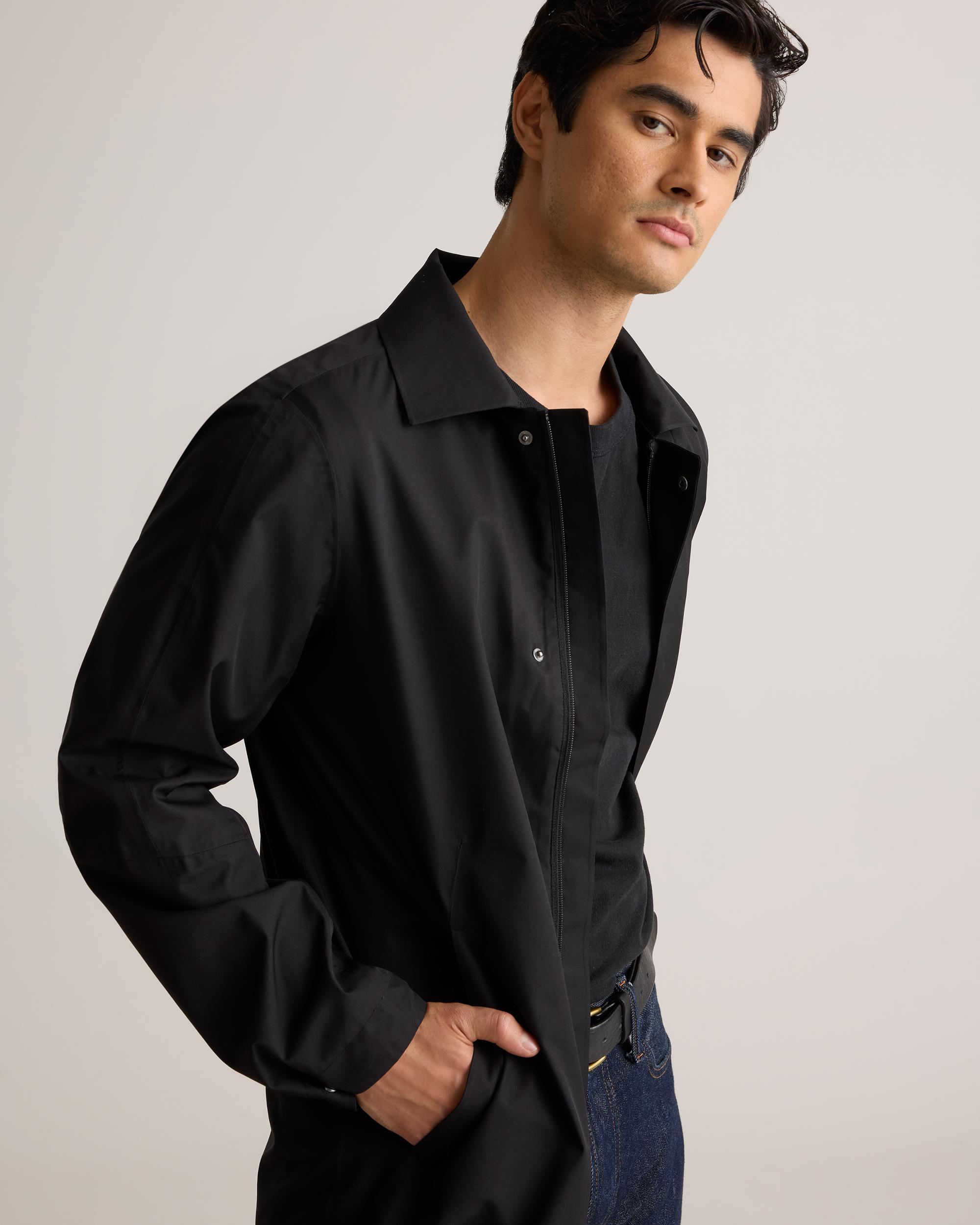 Quince | Men's Weatherproof Long Rain Jacket Polyester/Recycled Polyester Blend Product Image