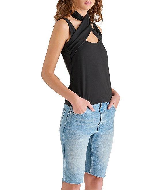 Steve Madden Percy Halter Neck Sleeveless Top Product Image