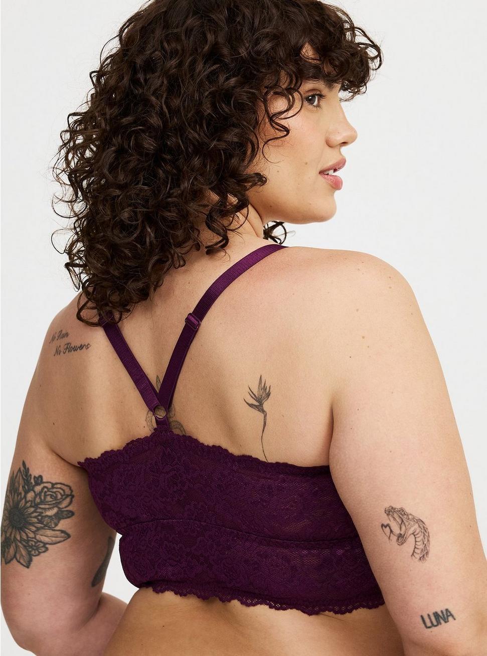 Lightly Lined Lace Bralette Product Image