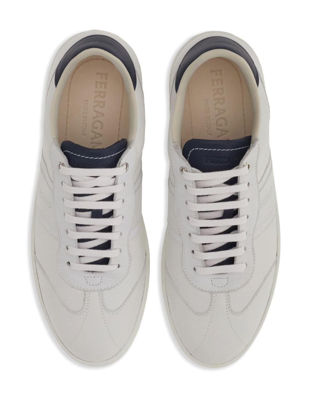 FERRAGAMO Achilles Sneakers In White Product Image