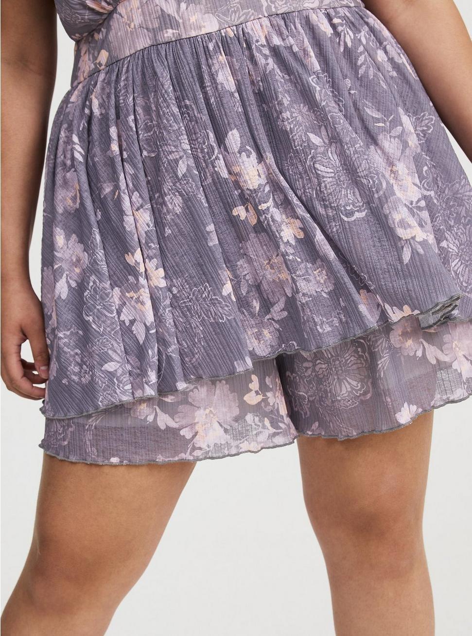 Double Flutter Sleeve Romper Product Image