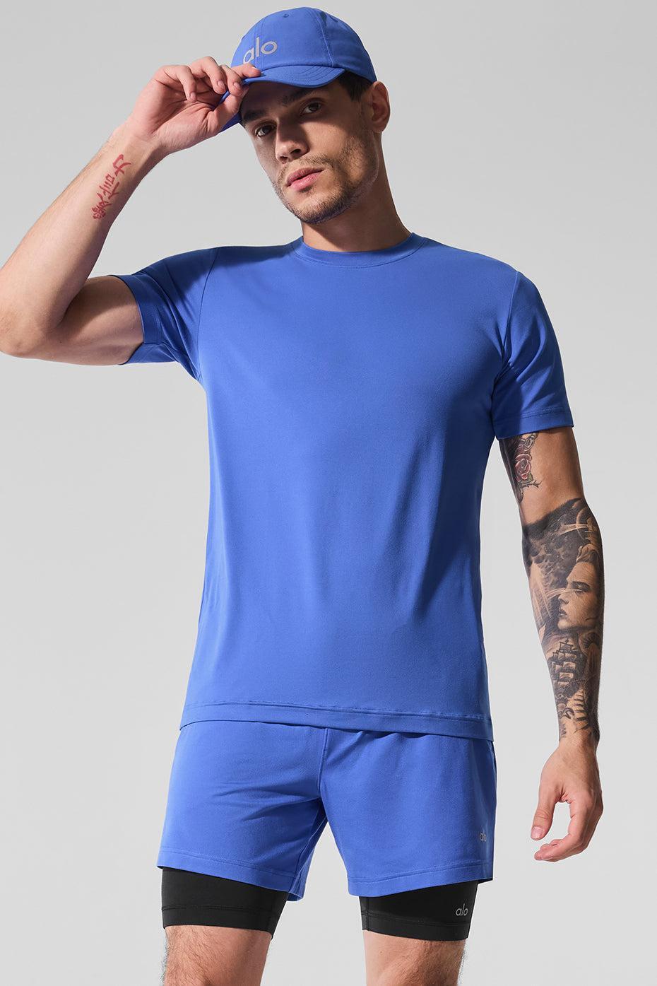 Conquer Reform Crewneck Short Sleeve - Marathon Blue Product Image