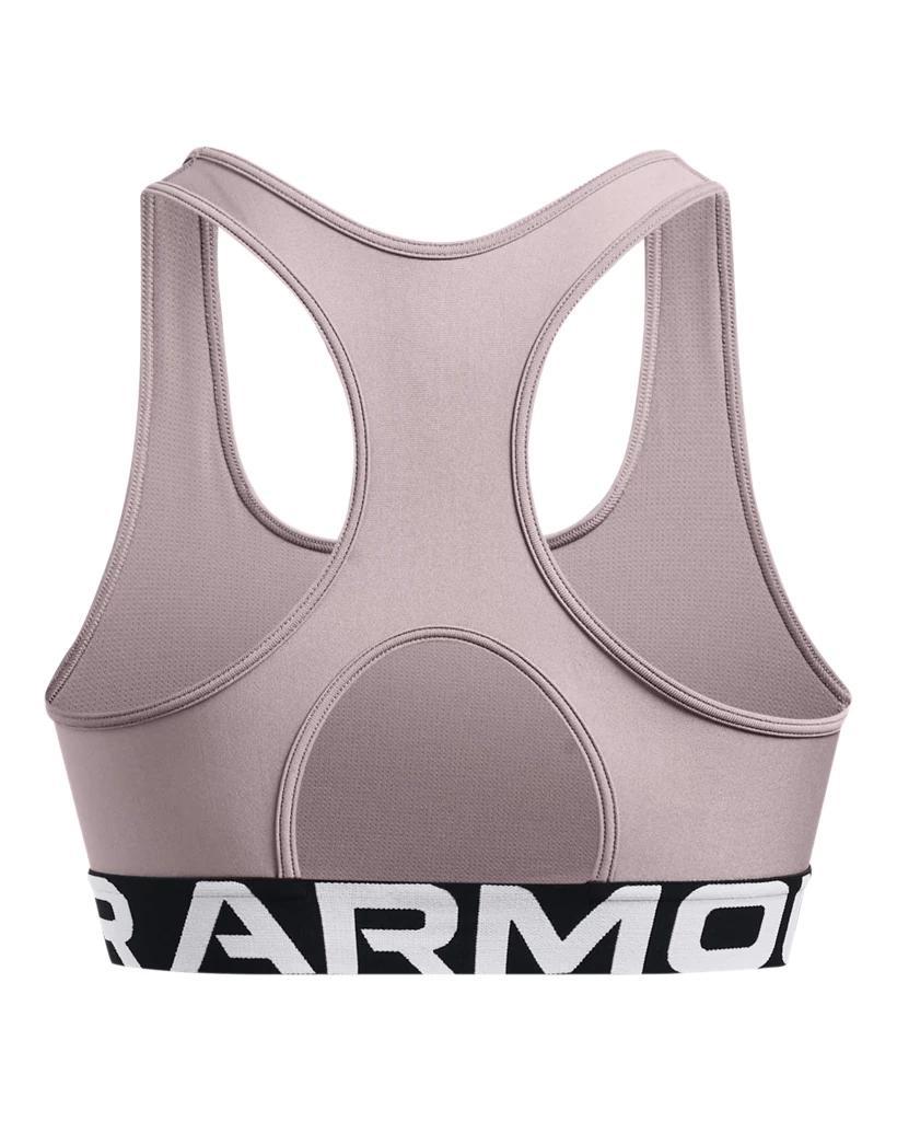 Women's HeatGear® Armour Mid Branded Sports Bra Product Image